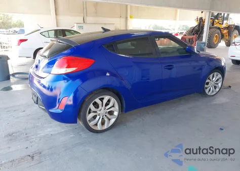 2013 Hyundai Veloster Base W/Black из США, поврежденный, VIN KMHTC6AD6DU107105